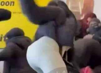 Airport Brawl: Passengers Fight, Climb Over Seats in Chaos airport-brawl-passengers-fight-climb-over-seats-in-chaos